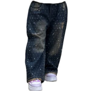 شلوار بگ دخترانه نگین دار